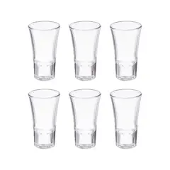 INSPIRA - Juego de 6 Mini Copitas de Shot Tequila