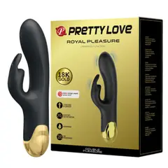 PRETTY LOVE - Vibrador Rabbit Gold Royal Pleasure