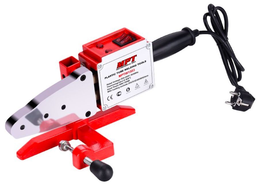 MÁQUINA TERMOFUSORA PARA TUBOS GASFITERIA PROFESIONAL MPT TOOLS