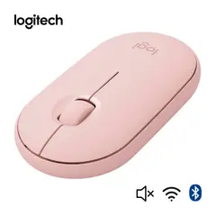 LOGITECH - MOUSE PEBBLE 2 M350S BLUETOOTH/WIRELESS ROSE