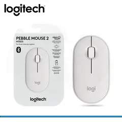 LOGITECH - MOUSE PEBBLE 2 M350S BLUETOOTH/WIRELESS WHITE