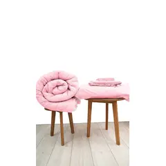 COBITEX HOME - Sábanas + Edredón con corderito 1 plaza Rosado Cobitex 100% algodón