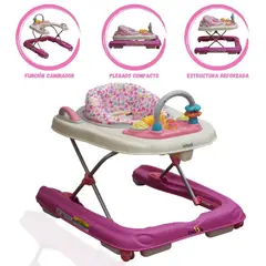 INFANTI - Andador Para Bebé Caminador «HAPPY STEP » Pink