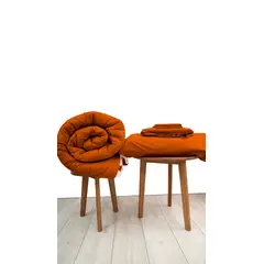 COBITEX HOME - Sábanas + Edredón con corderito 1 plaza Ladrillo Cobitex 100% algodón