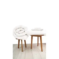 COBITEX HOME - Sábanas + Edredón con corderito 2 plazas Perla Cobitex 100% algodón