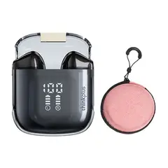 LENOVO - LP6 Pro De Audífonos-Negro y Bolsa de almacenamiento-Rosa