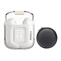 LENOVO - LP6 Pro De Audífonos-Blanco y Bolsa de almacenamiento-Negro