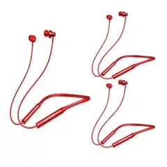 LENOVO - Set 3 De  HE05 Audifonos Bluetooth-Rojo