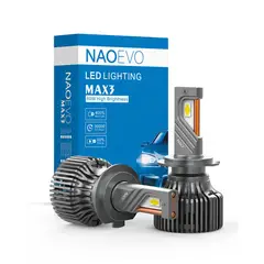 NAOEVO - Focos LED MAX3 CANBUS H4 13000LM