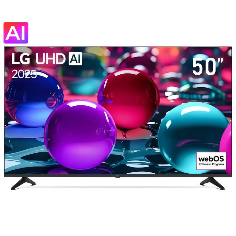 Televisor 50" Smart TV LED 4K UHD 50UA7300PSB Modelo 2025