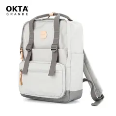 HIMAWARI - - Mochila escolar o de viaje porta Laptop - Gris Claro