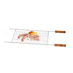 FUTURE - Rejilla para parrilla doble mango acero