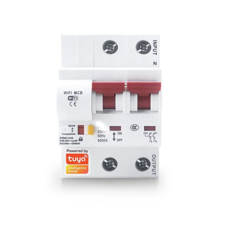 Interruptor Llave Termica Termomagnetico Wifi 32A PST-MCB-2P