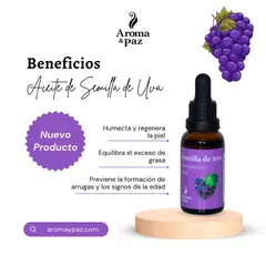 AROMA & PAZ - ACEITE DE PEPITA DE UVA 30ML AP