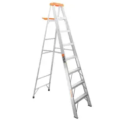TRUPER - Escalera de tijera tipo ll 7 peldaños y bandeja,