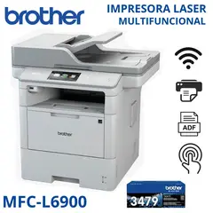 BROTHER - MFC-L6900DW de es un multifuncional láser monocromático