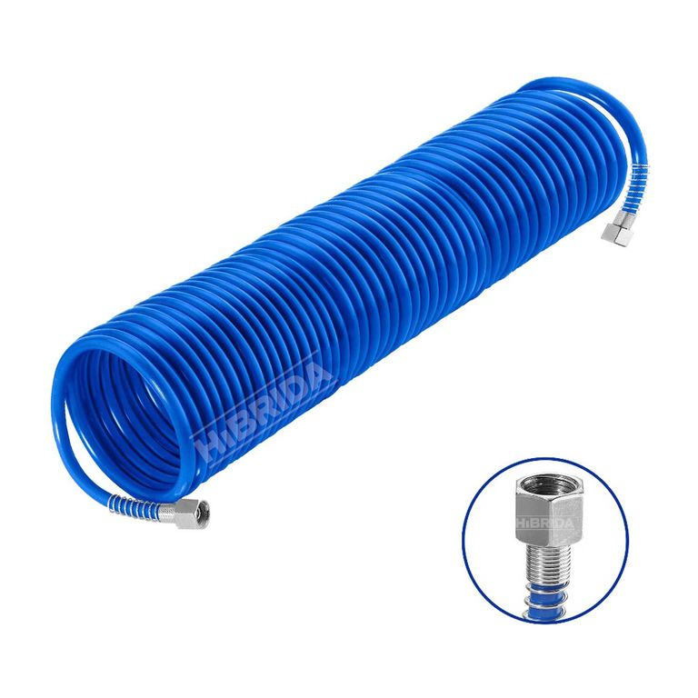 MANGUERA PARA AIRE COMPRESORA WADFOW TIPO RESORTE 15M WQG1915