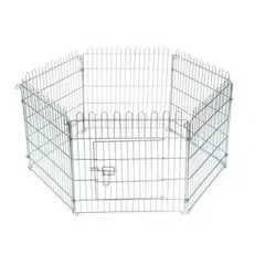 GENERICO - REJA JAULA MASCOTA 60x60cm x 6 PIEZAS