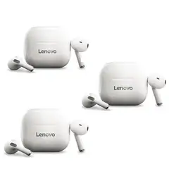 LENOVO - Set 3 De  LP40 Audífonos Bluetooth Blanco