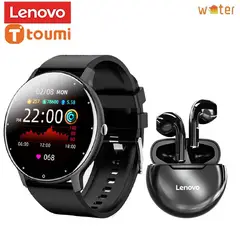 LENOVO - Audífonos HT38 Tws y Toumi Fit 2 watch Reloj inteligente