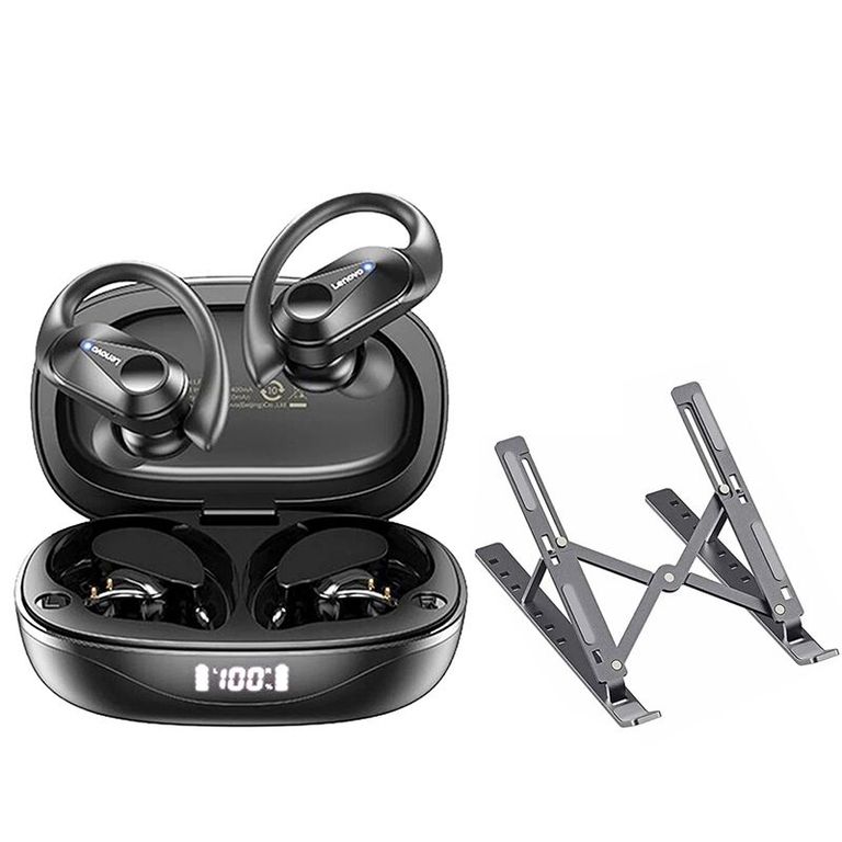 Audífonos LP40 Pro Tws y Toumi DT 1,9 pulgads Reloj inteligente