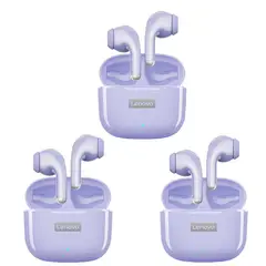 LENOVO - Set 3 De Audífonos LP40 Pro  Bluetooth 5.1-Morado