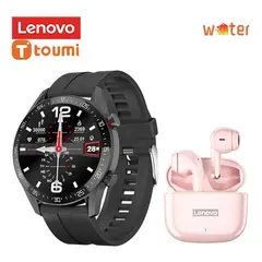 LENOVO - Toumi Watch GT-R 1.36 inch HD Reloj inteligente y Audífono LP40