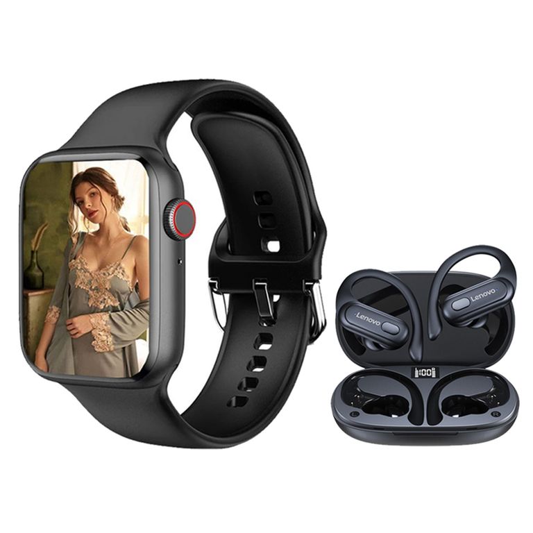 XT60 De Audífonos tws y Toumi Watch 2 Max-Negro