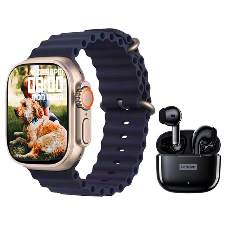 LP40 Pro De Audífonos y Toumi Watch S8 Ultra-Negro