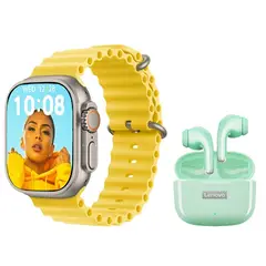 LENOVO - LP40 Pro De Audífonos y Watch S8 Ultra Reloj inteligente
