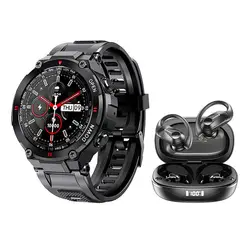 LENOVO - LP75 Tws Audífonos y Toumi Watch T-MIX-Negro