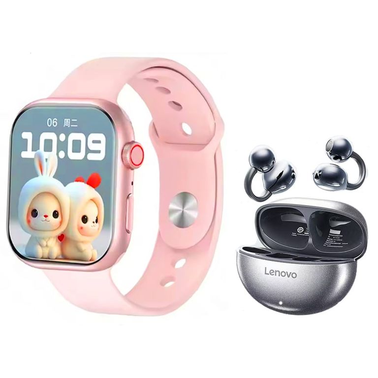 Audífonos TA140 Negro Bluetooth y S10 P Reloj inteligente
