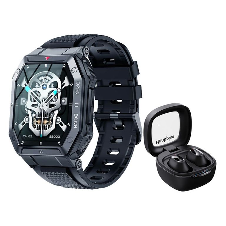 XT62 De Audífonos tws y Toumi GT3 Reloj inteligente