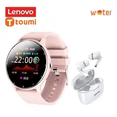 LENOVO - Audífonos XT90 Tws y Toumi Fit 2 watch Reloj inteligente