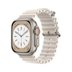 GENERICO - CORREA OCEAN PARA SMARTWATCH Y APPLEWATCH 42 A 49MM BEIGE