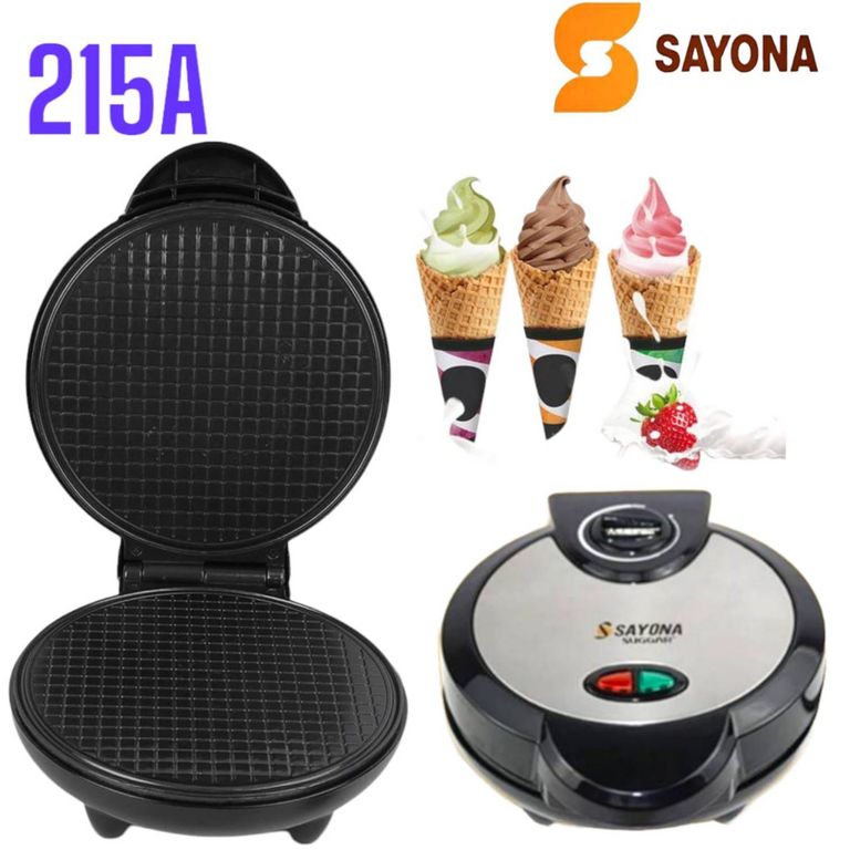 Maquina para Hacer Crepe Helados Electrica Antiadherente 1200Watts