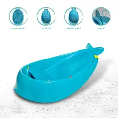 SKIP HOP - Bañera 3 Etapas «MOBY» Light Blue