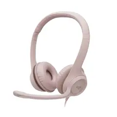LOGITECH - Audifono Microfono H390 USB Rosado