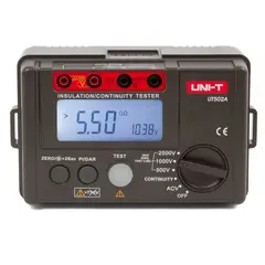 UNI T - Megóhmetro Megometro Probador Aislamiento UNI-T UT502A 2500V 20Gohm