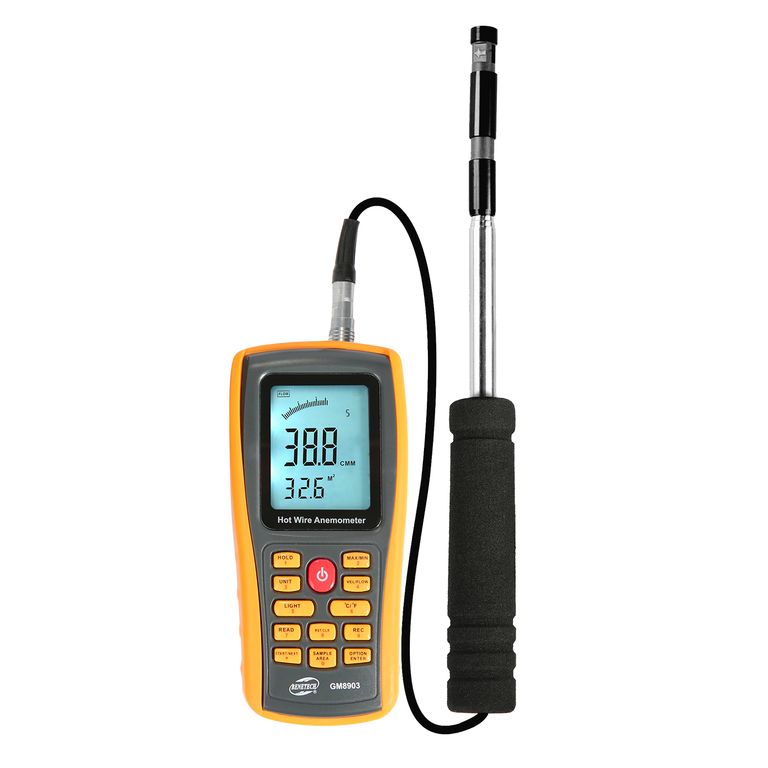 Anemómetro Termoanemómetro Profesional De Hilo Caliente GM8903