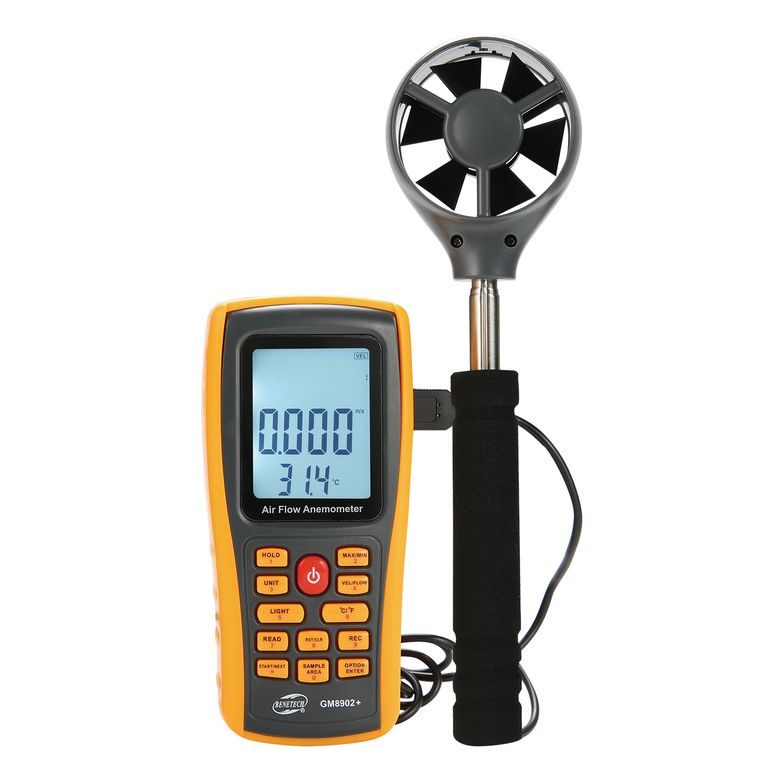 Anemómetro Termómetro Data Logger Profesional Con Sonda GM8902+ Plus