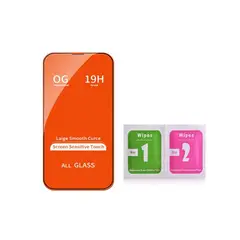 GENERICO - Mica Vidrio Templado 9H para iPhone 13 Mini Borde Negro