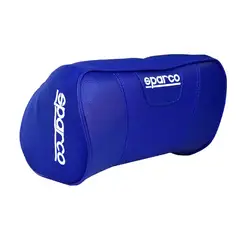 SPARCO - COJIN CABEZAL CABECERA ALMOHADA CERVICAL CORSA AZUL