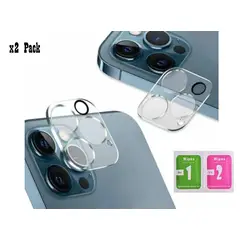 GENERICO - Pack X2 - Protectores de Cámara para iPhone 11 Pro Max - Transparente