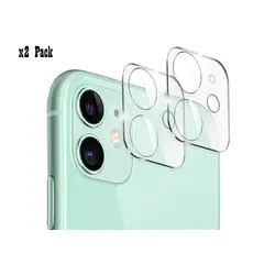 GENERICO - Pack X2 Vidrios Protector de Cámara para iPhone 12 - Transparente