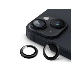 GENERICO - Protector de Cámara Metal Individual para iPhone 13 - Negro