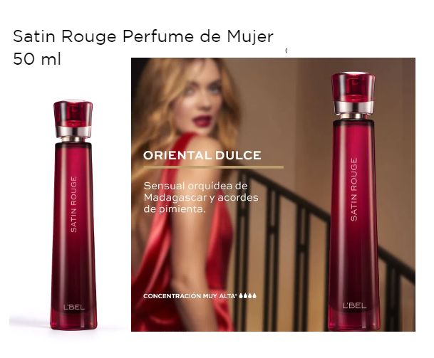 Perfume Satin Rouge de LEBEL - Femenino - 50 ml