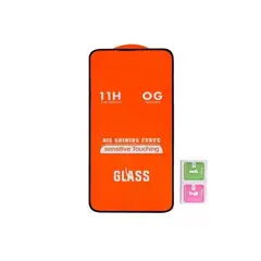 GENERICO - Mica Vidrio Templado 9H para Samsung A52 Borde Negro