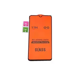 GENERICO - Mica Vidrio Templado 9H para Samsung A10s Borde Negro