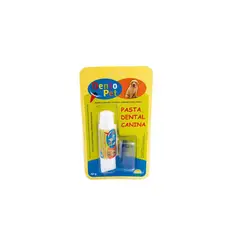 GENERICO - PASTA DENTAL PARA PERROS CON CEPILLO DENTOPET MASCOTAS